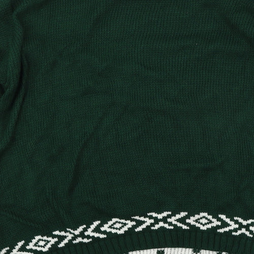 Ca Me Plait Womens Green   Pullover Jumper Size 12