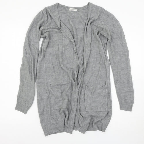 Jaqueline de Young Womens Grey   Cardigan Jumper Size S