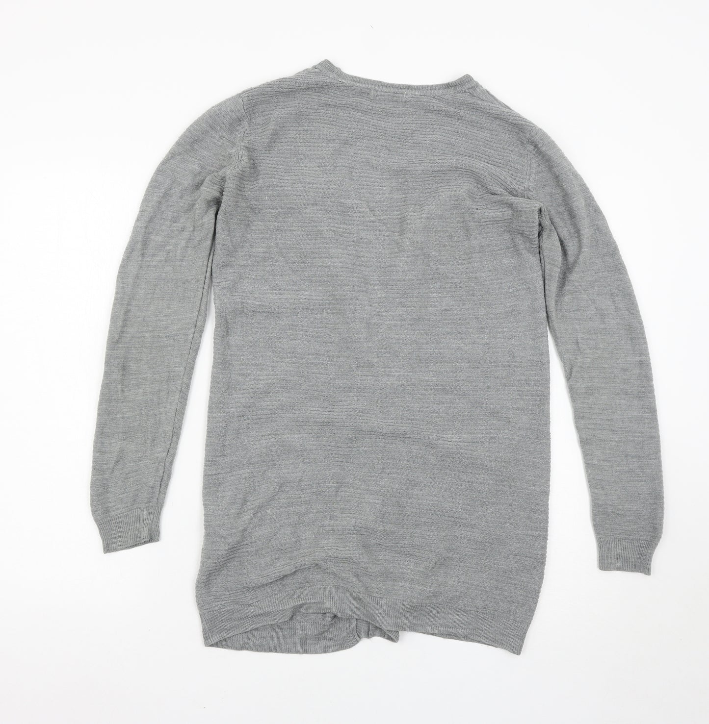Jaqueline de Young Womens Grey   Cardigan Jumper Size S