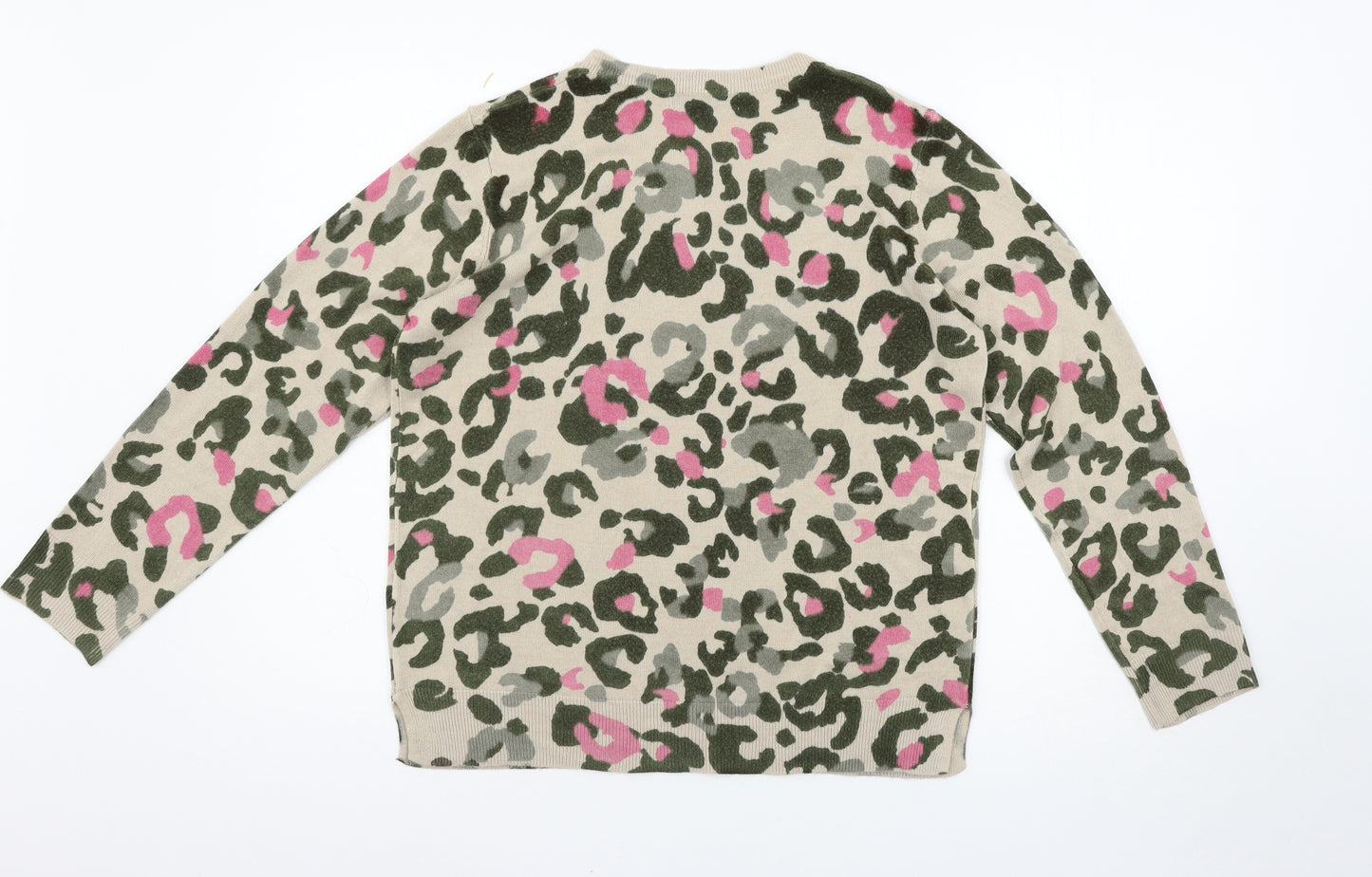 Marks and Spencer Womens Multicoloured Animal Print  Pullover Jumper Size 14