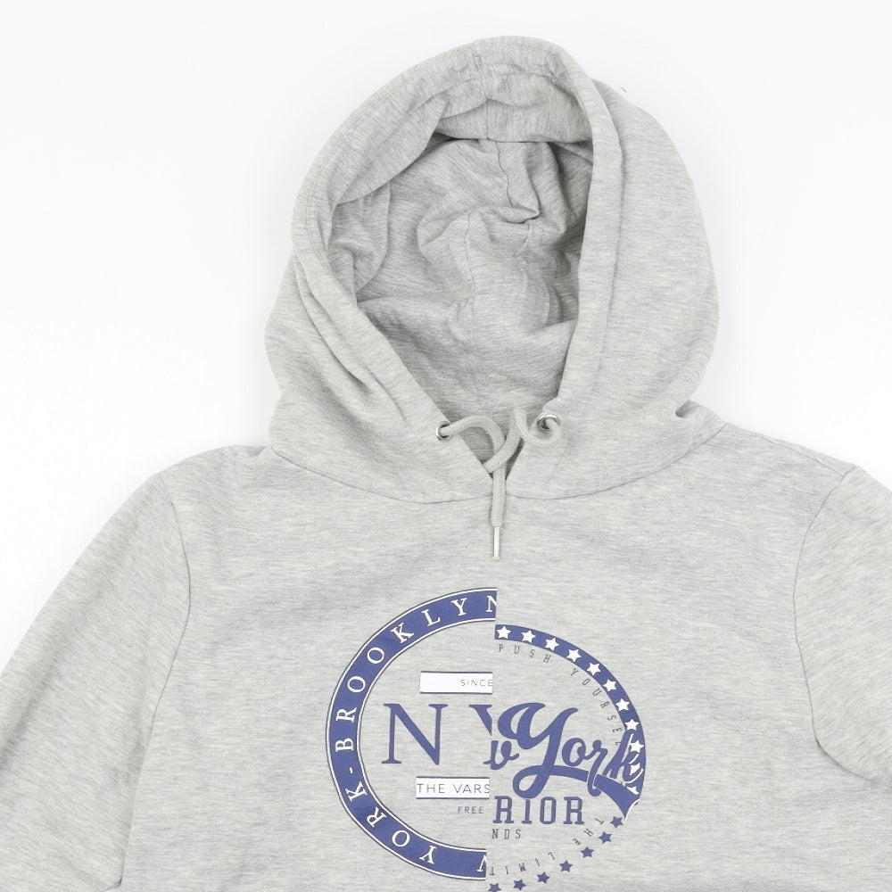 Primark Womens Grey   Pullover Hoodie Size 12