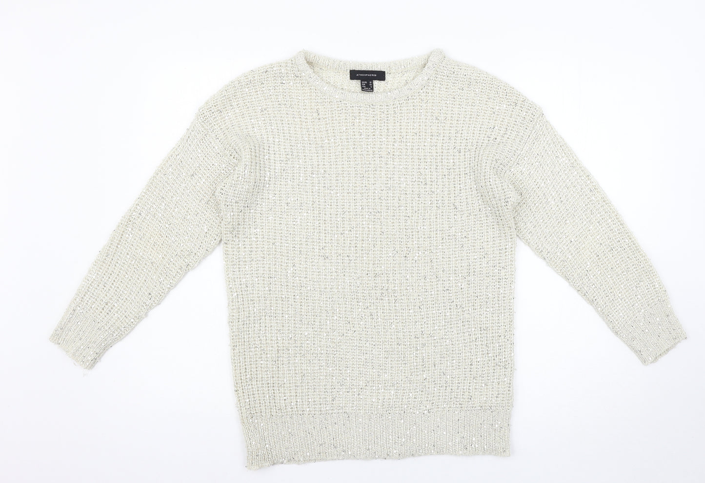 Atmosphere Womens White   Pullover Jumper Size 10