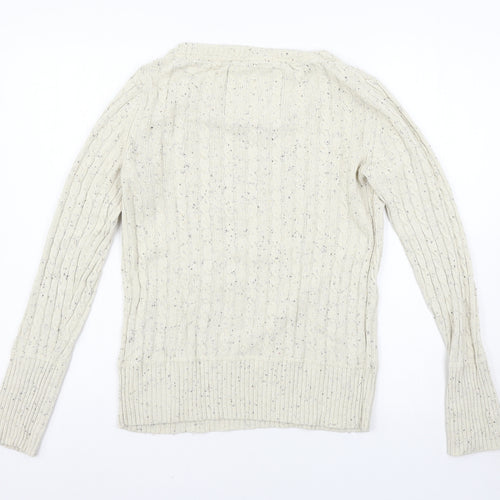 Superdry Womens White   Pullover Jumper Size L