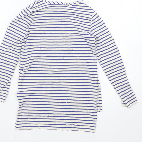 NEXT Girls Multicoloured Striped  Basic T-Shirt Size 6 Years