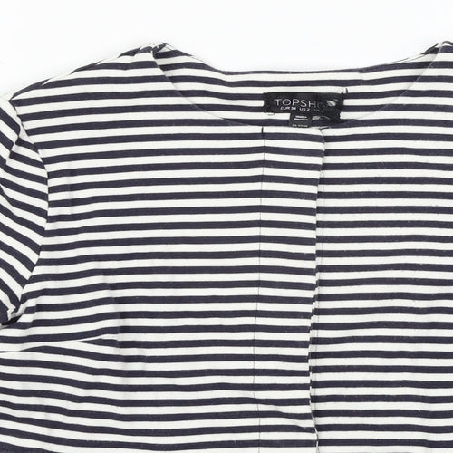 Topshop Womens Multicoloured Striped  Pullover Jumper Size 6