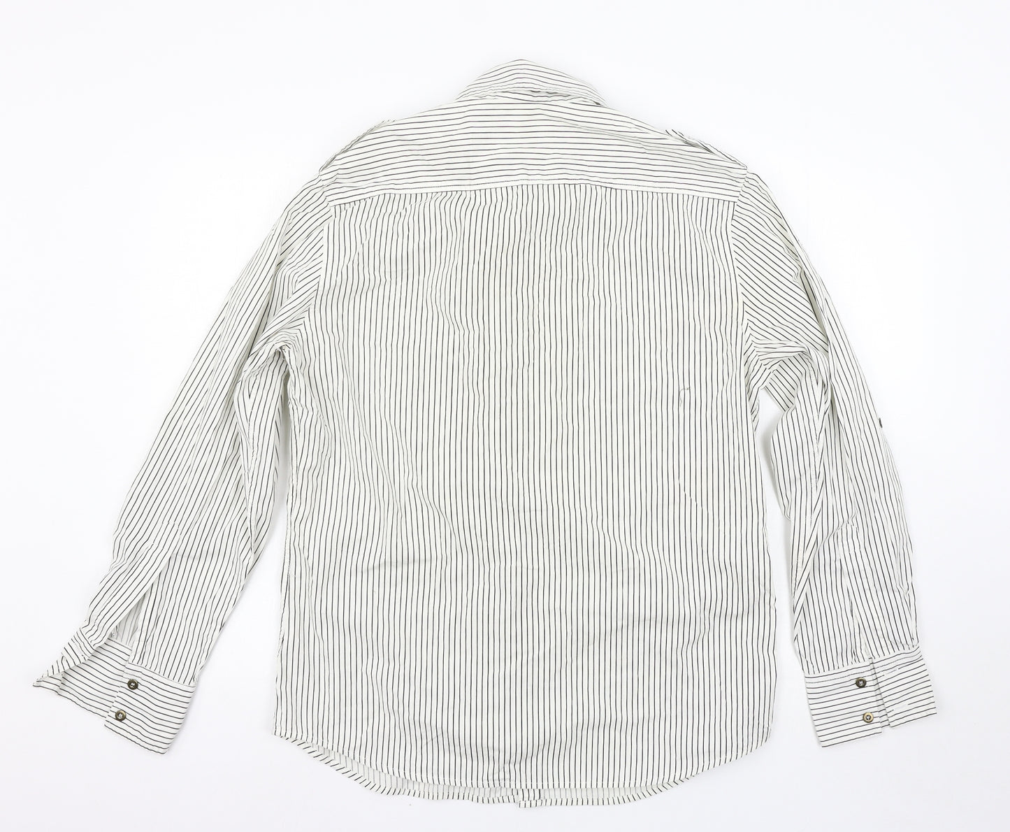 Burton Mens Multicoloured Striped   Button-Up Size M