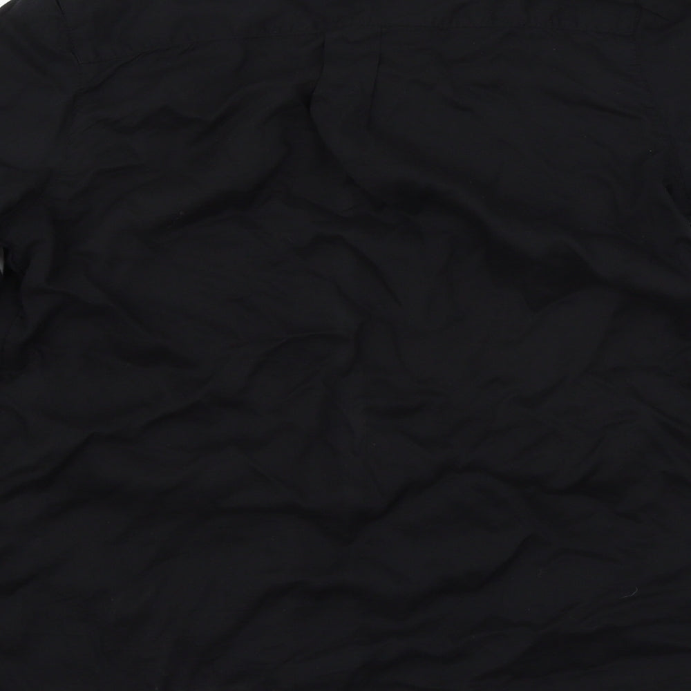 Yessica Womens Black   Basic Button-Up Size 6