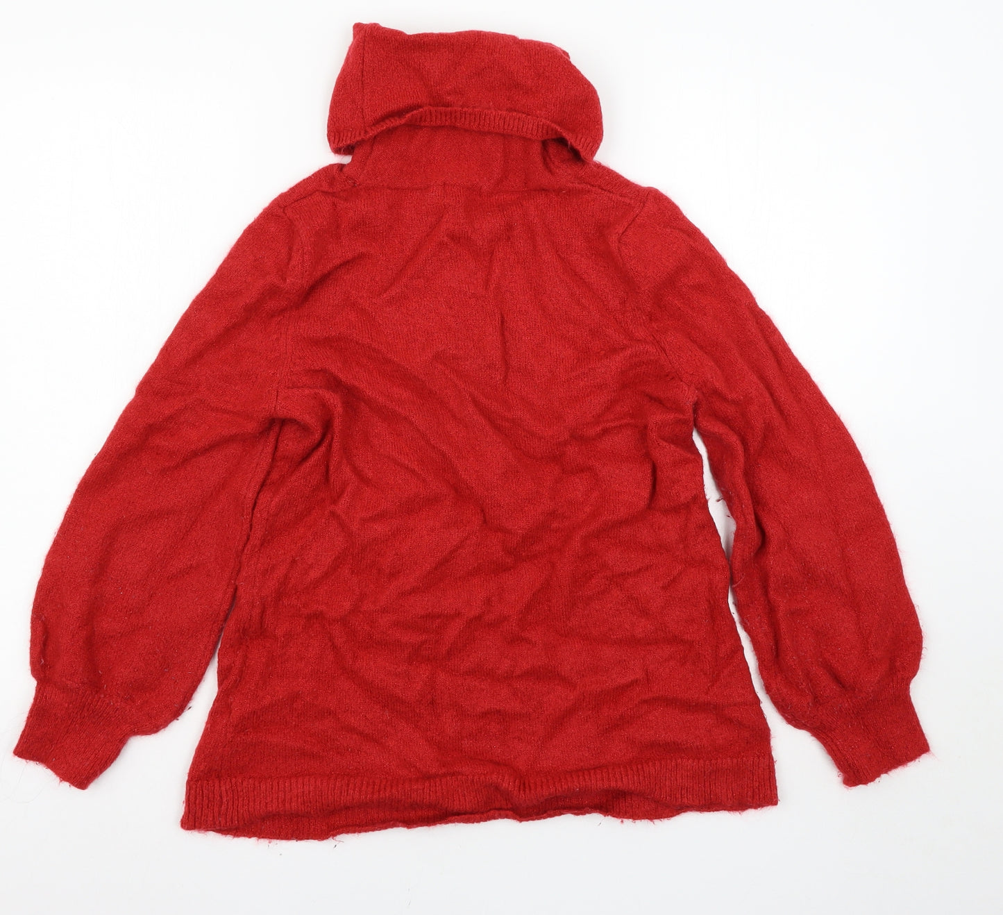 M&Co Womens Red   Pullover Jumper Size 14