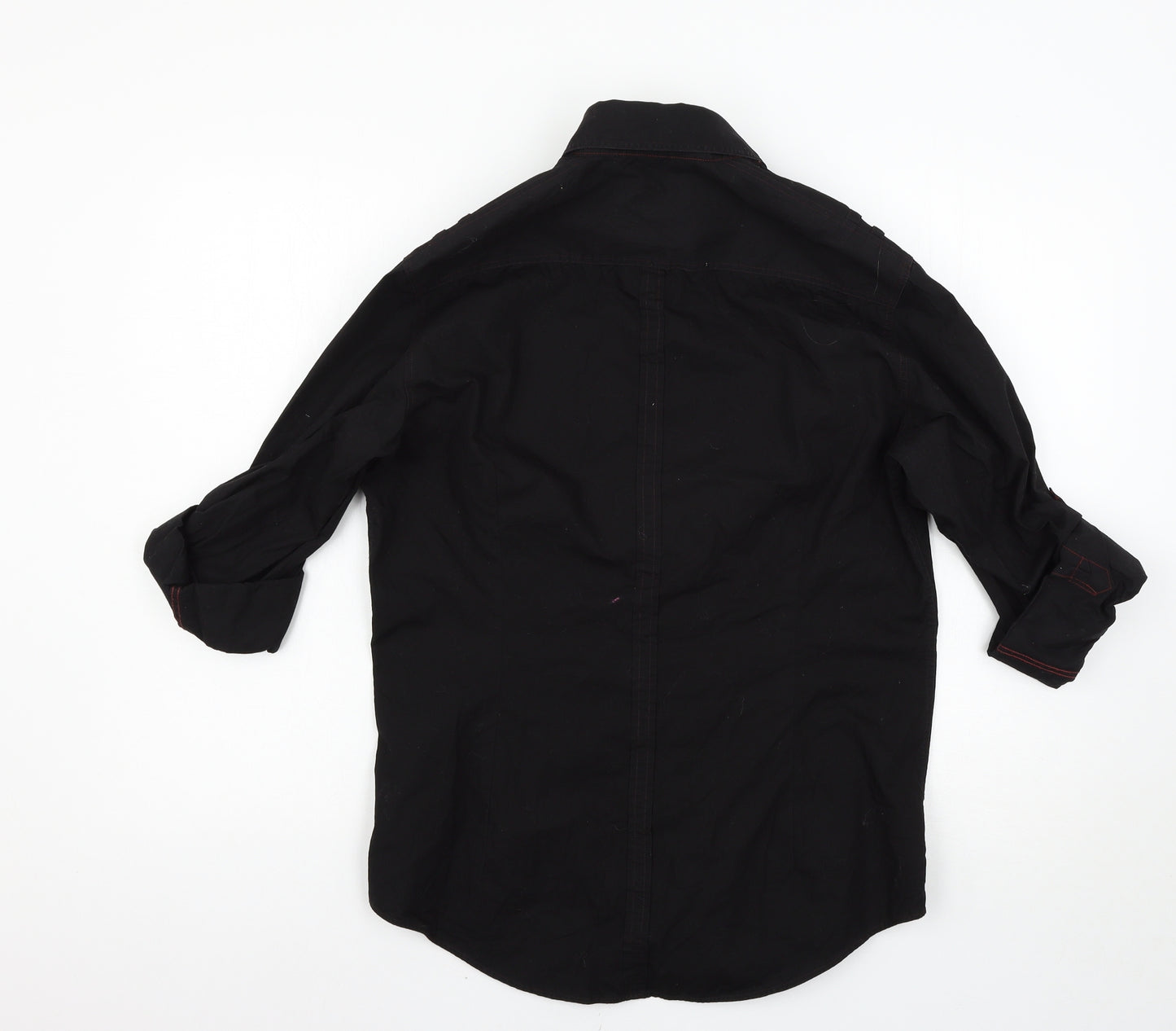 NEXT Mens Black    Button-Up Size M