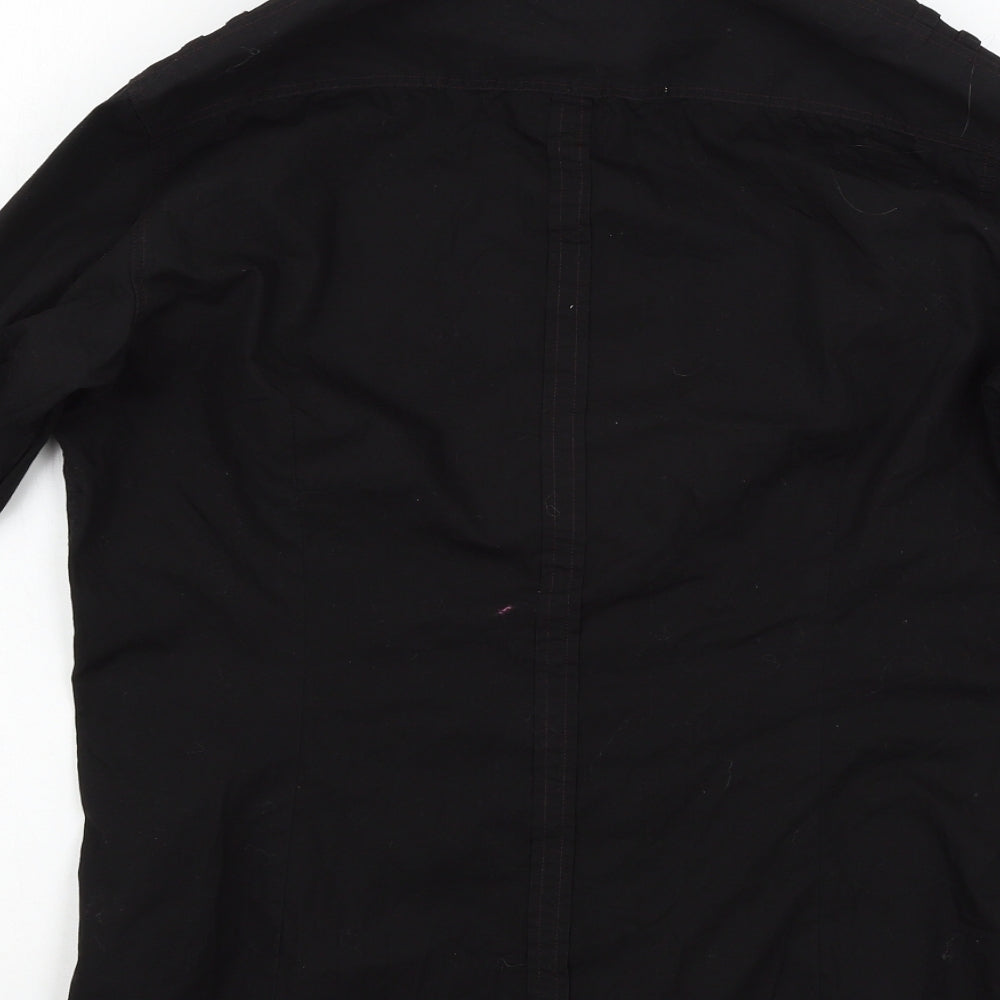 NEXT Mens Black    Button-Up Size M