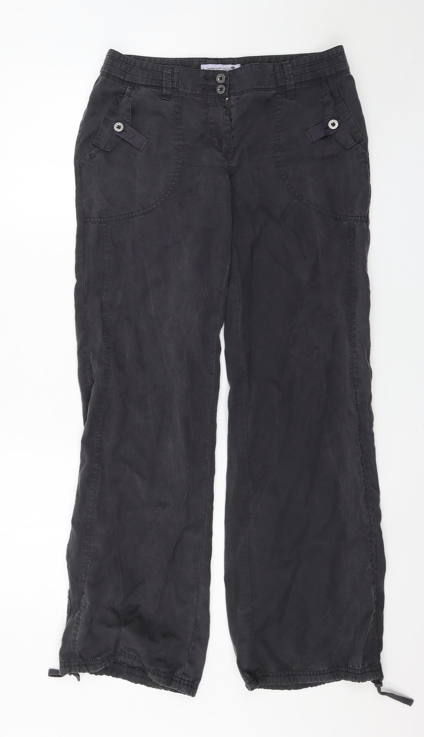 Fat Face Womens Grey   Trousers  Size 10 L31 in