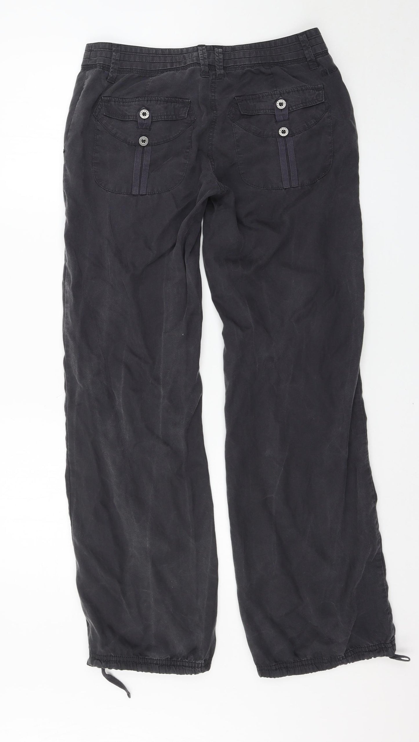 Fat Face Womens Grey   Trousers  Size 10 L31 in