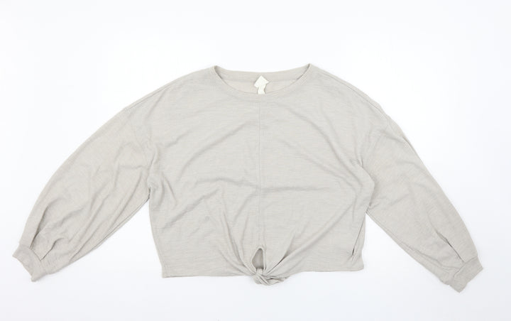H&M Womens Beige Pullover Jumper Size M