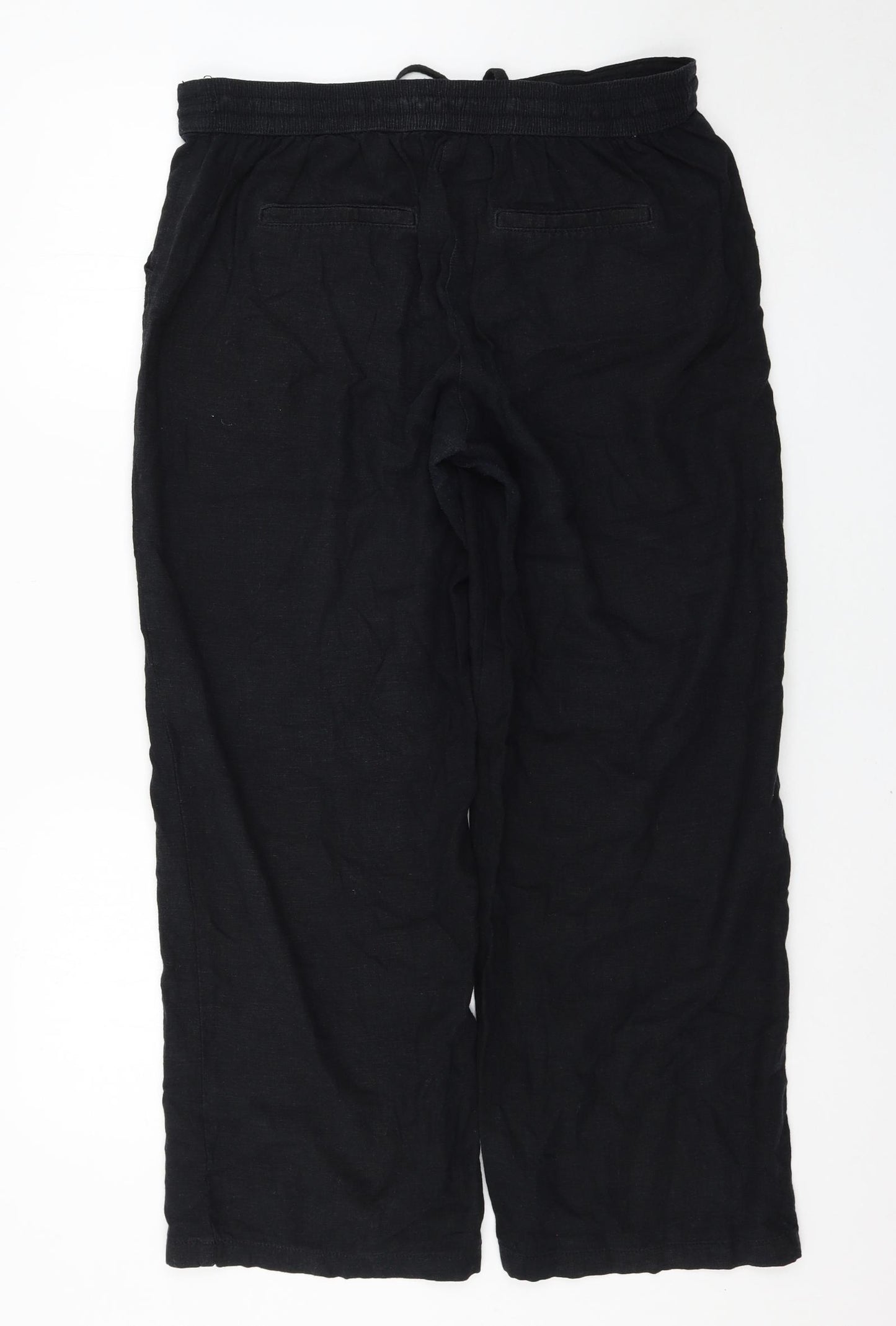 George Womens Black   Trousers  Size 12 L28 in