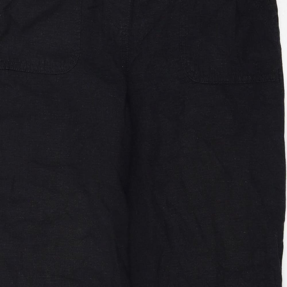 George Womens Black   Trousers  Size 12 L28 in