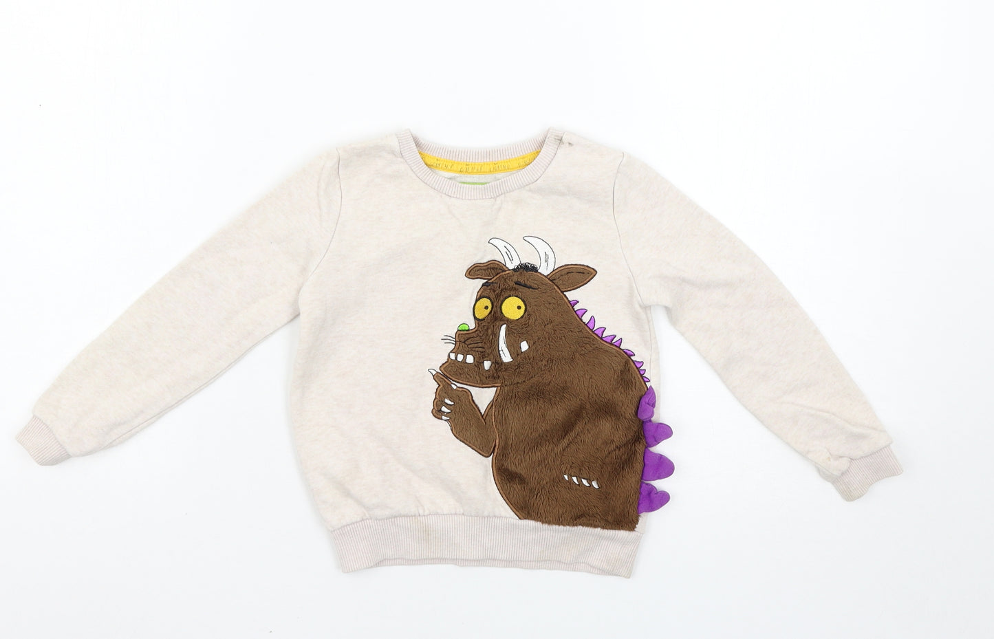 TU Boys Beige   Pullover Jumper Size 2-3 Years  - The Gruffalo