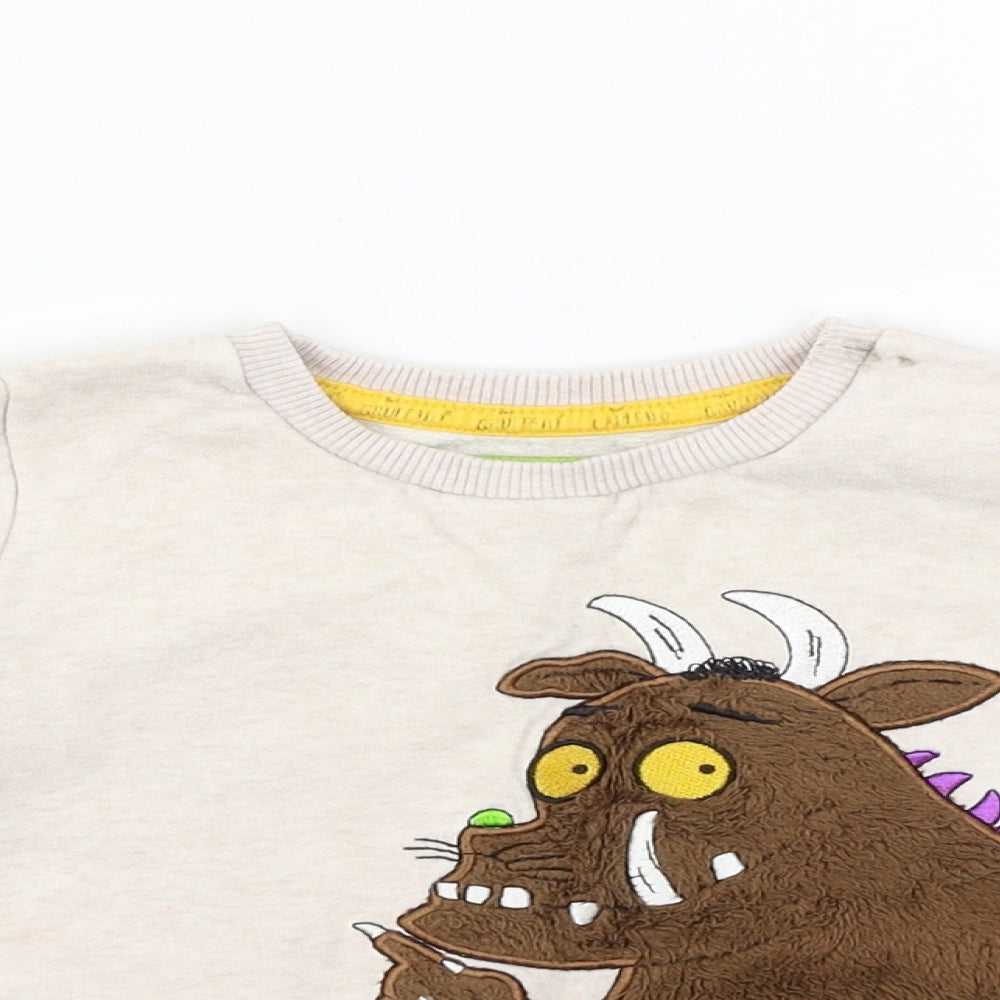 TU Boys Beige   Pullover Jumper Size 2-3 Years  - The Gruffalo