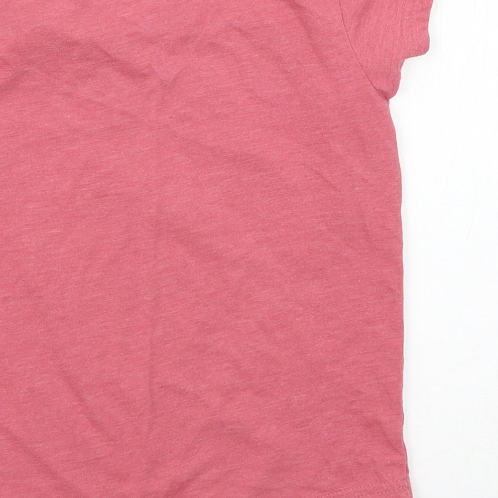 Animal Girls Pink   Basic T-Shirt Size 3-4 Years