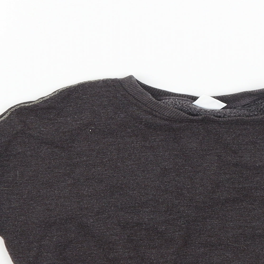 NEXT Girls Black   Pullover Sweatshirt Size 7 Years