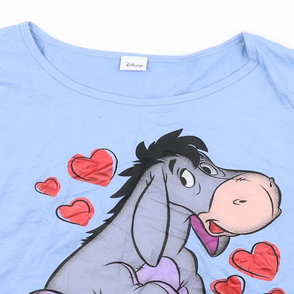Preworn Womens Blue Solid  Top Pyjama Top Size 22  - Eeyore, disney