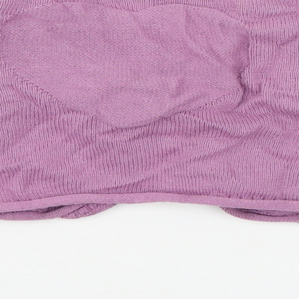 Vertbaudet Girls Purple   Cardigan Jumper Size 6 Years