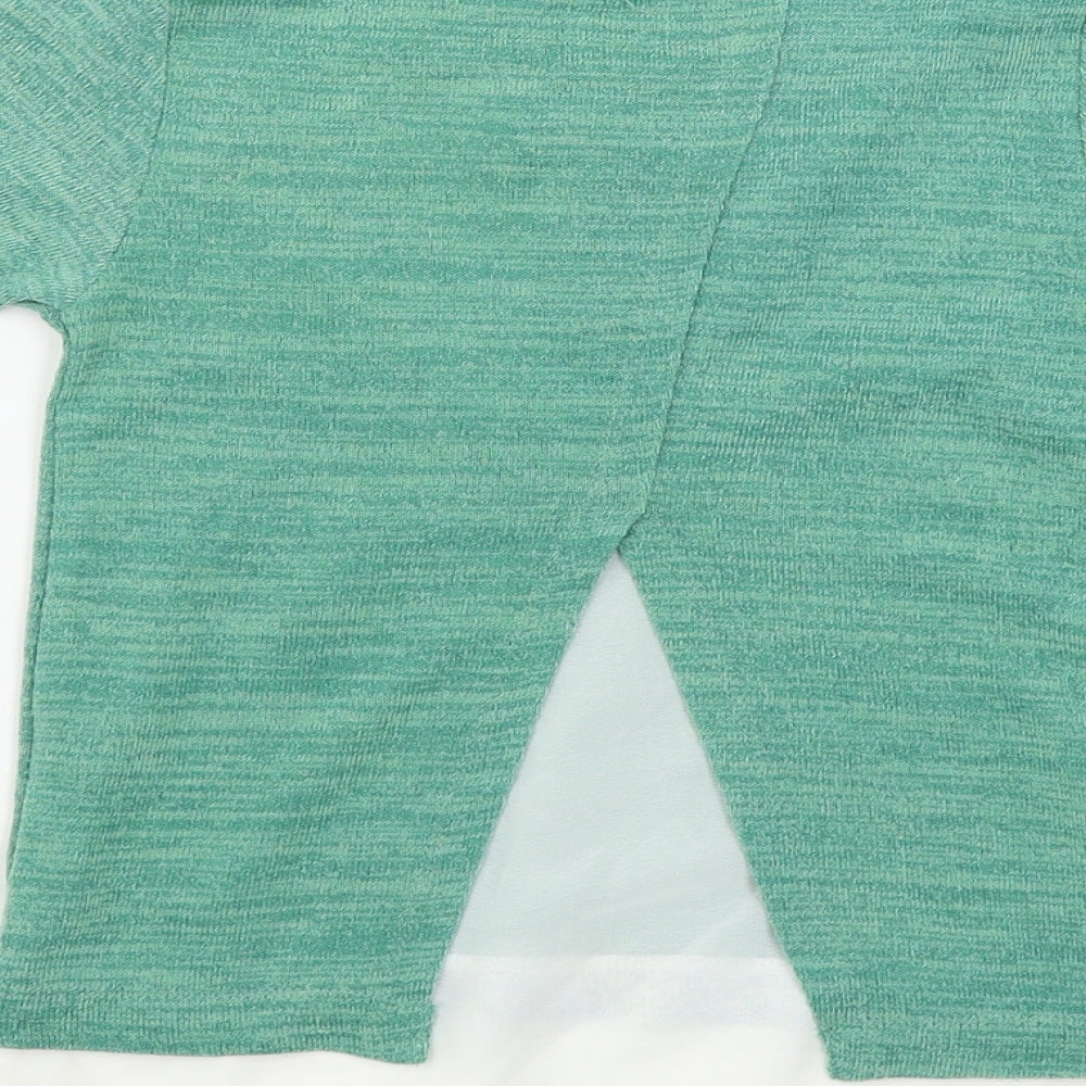 F&F Girls Green   Pullover Jumper Size 7-8 Years