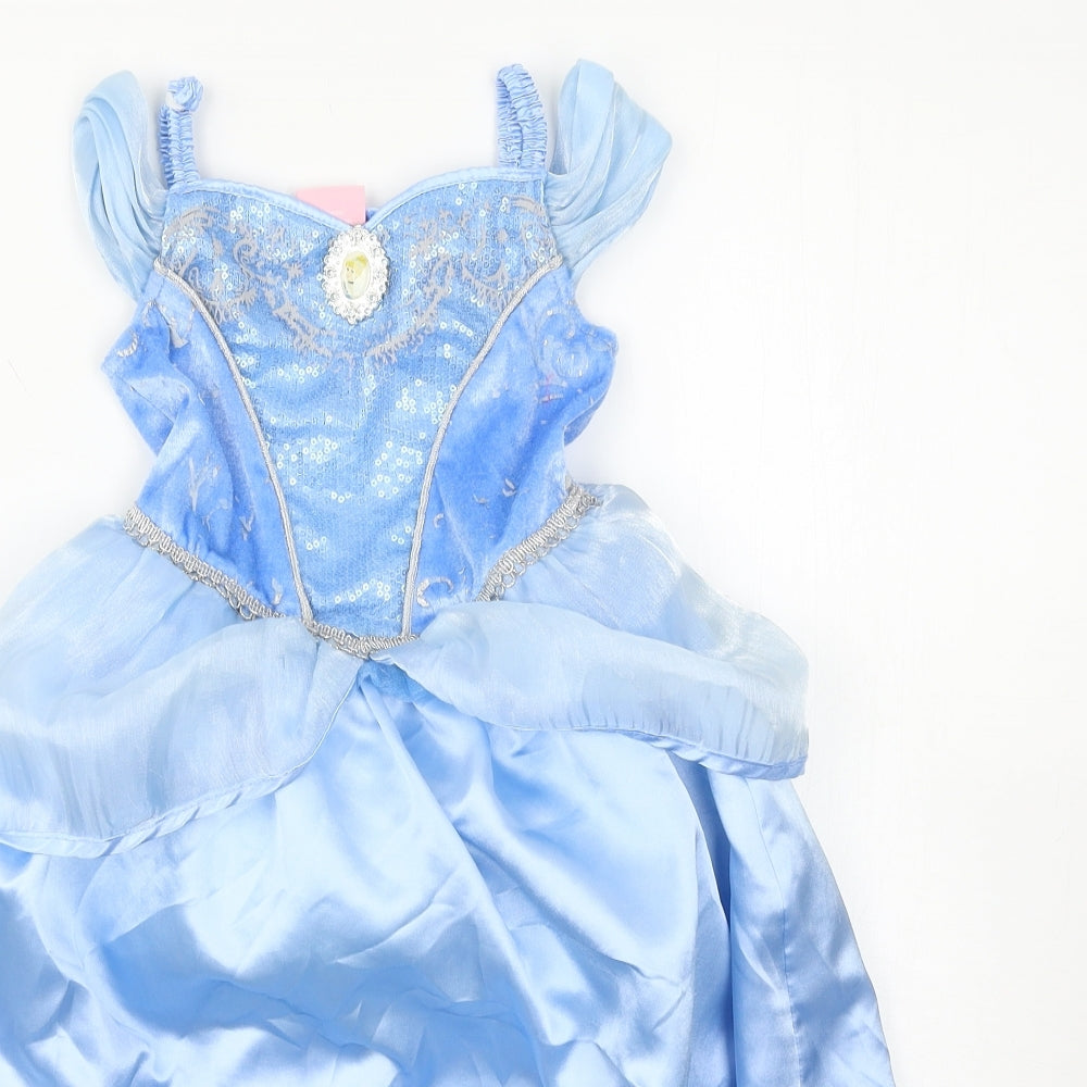 TU Girls Blue   Maxi  Size 3-4 Years  - princess fancy dress, Cinderella