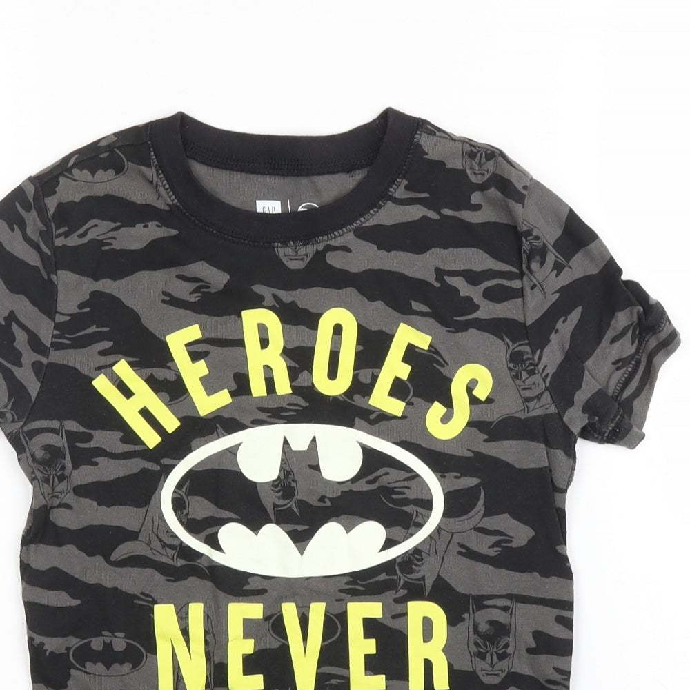 Gap Boys Black   Basic T-Shirt Size 10 Years  - Batman