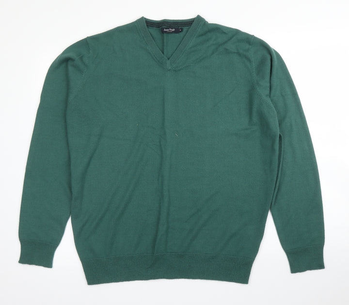 EWM Mens Green Pullover Jumper Size XL