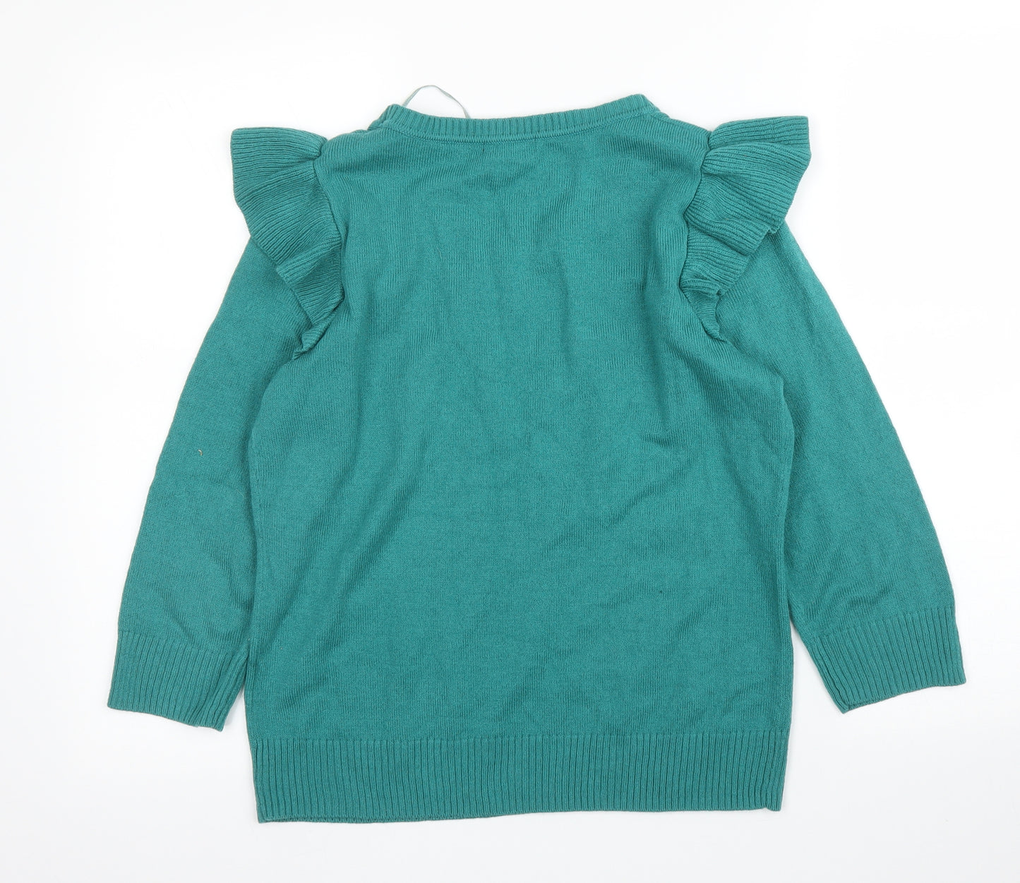 H&M Womens Green   Pullover Jumper Size M