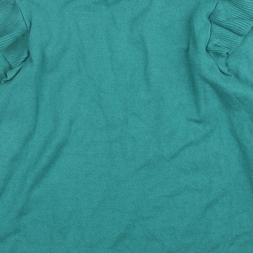 H&M Womens Green   Pullover Jumper Size M