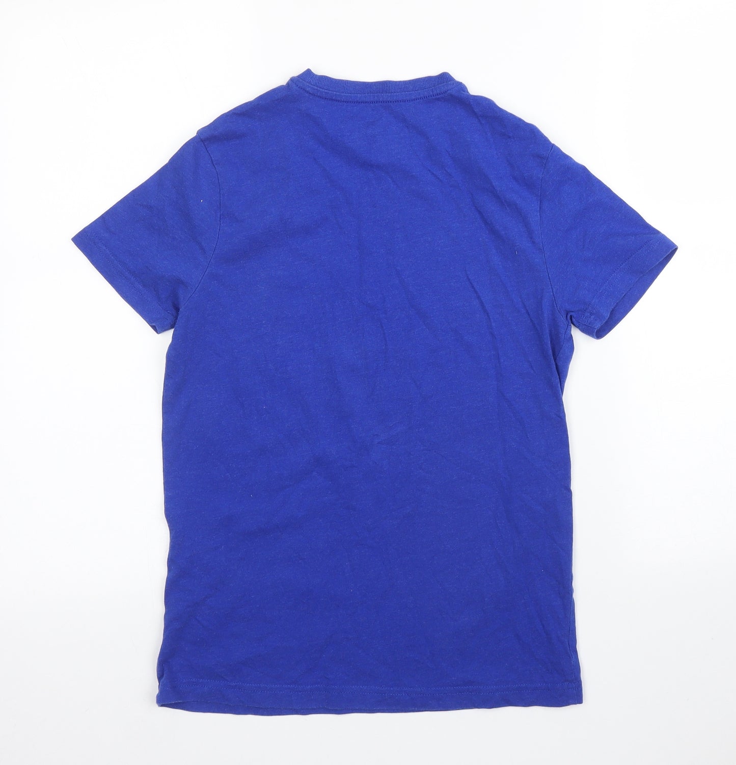 M&S Boys Blue   Basic T-Shirt Size 10 Years