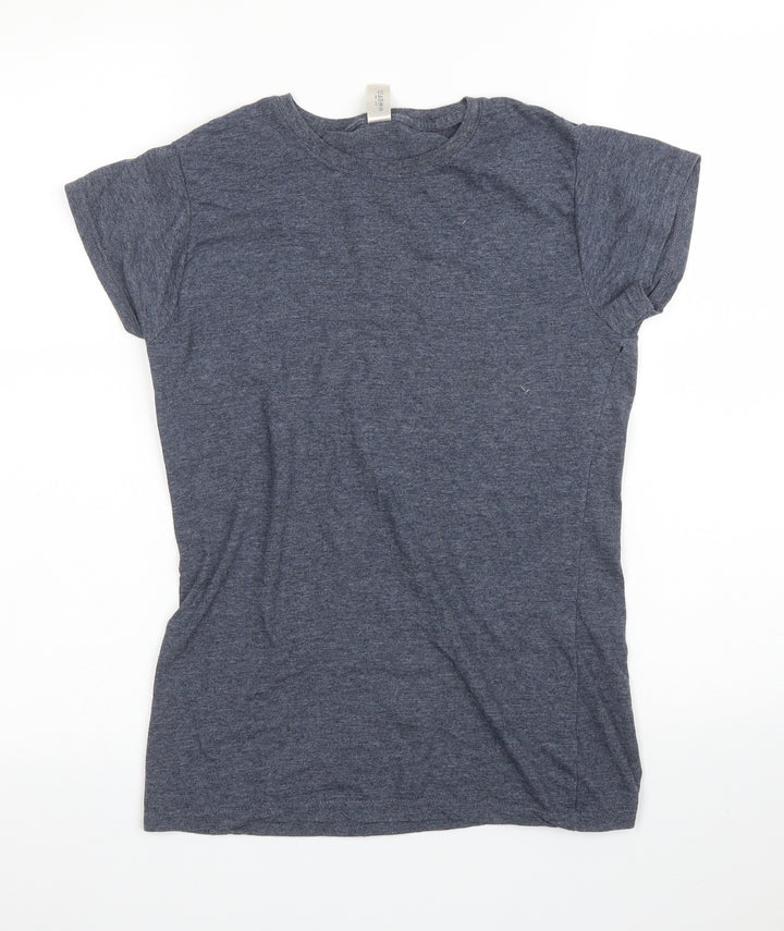 Gildan Womens Grey Basic T-Shirt Size S