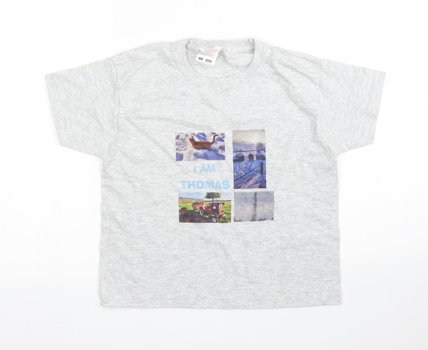 Fruit of the Loom Boys Grey   Basic T-Shirt Size 2 Years
