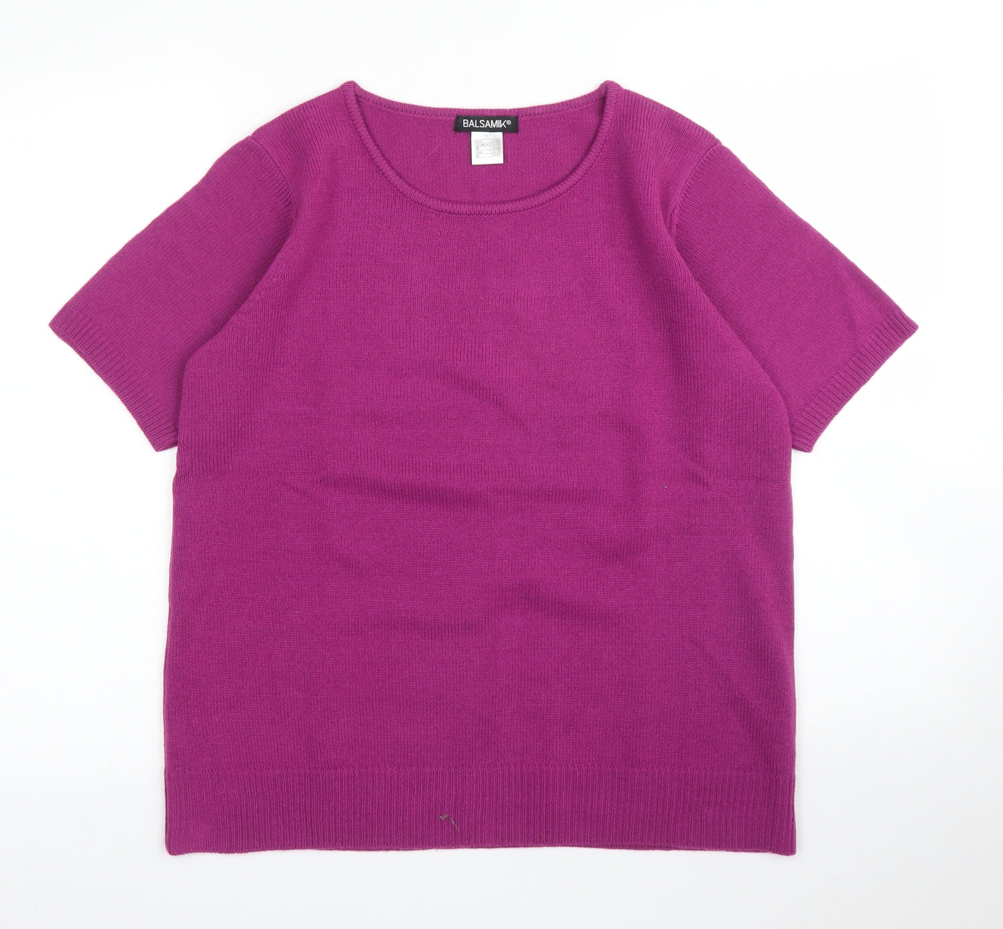 Balsamik Womens Purple   Pullover Jumper Size 14