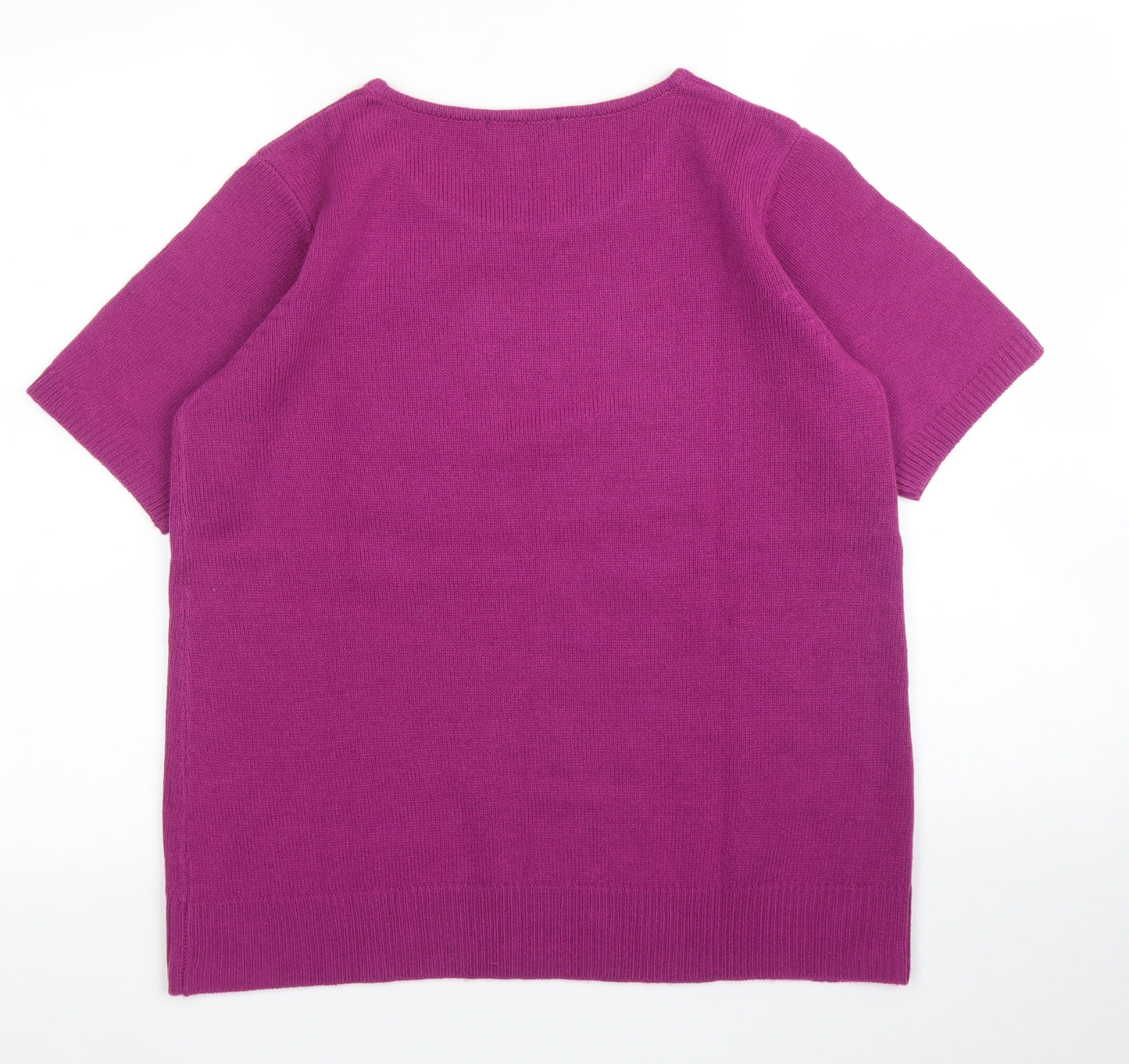 Balsamik Womens Purple   Pullover Jumper Size 14