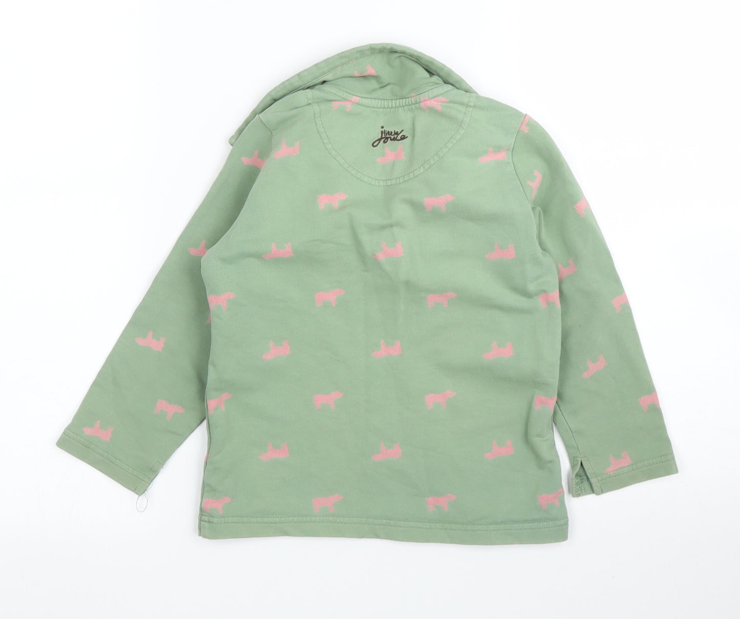 Joules Girls Green   Pullover Jumper Size 4 Years