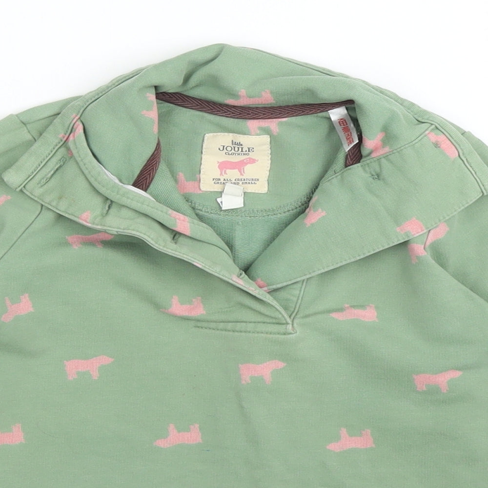 Joules Girls Green   Pullover Jumper Size 4 Years