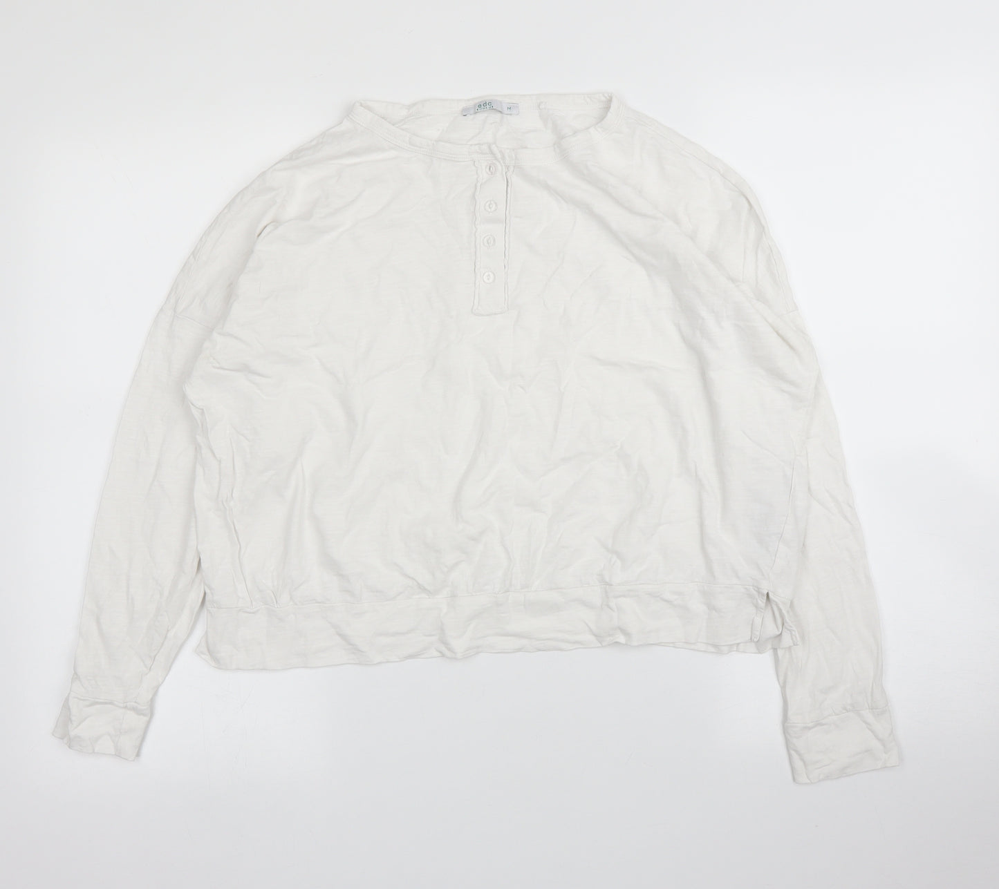 EDC Womens White   Cropped T-Shirt Size M