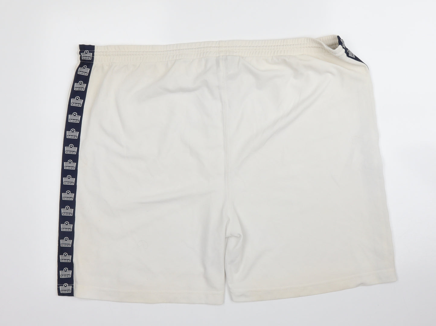 George Mens White   Sweat Shorts Size 2XL