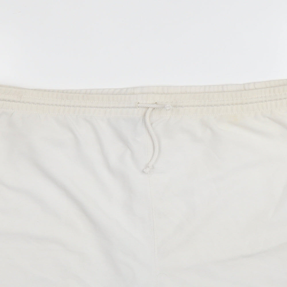 George Mens White   Sweat Shorts Size 2XL