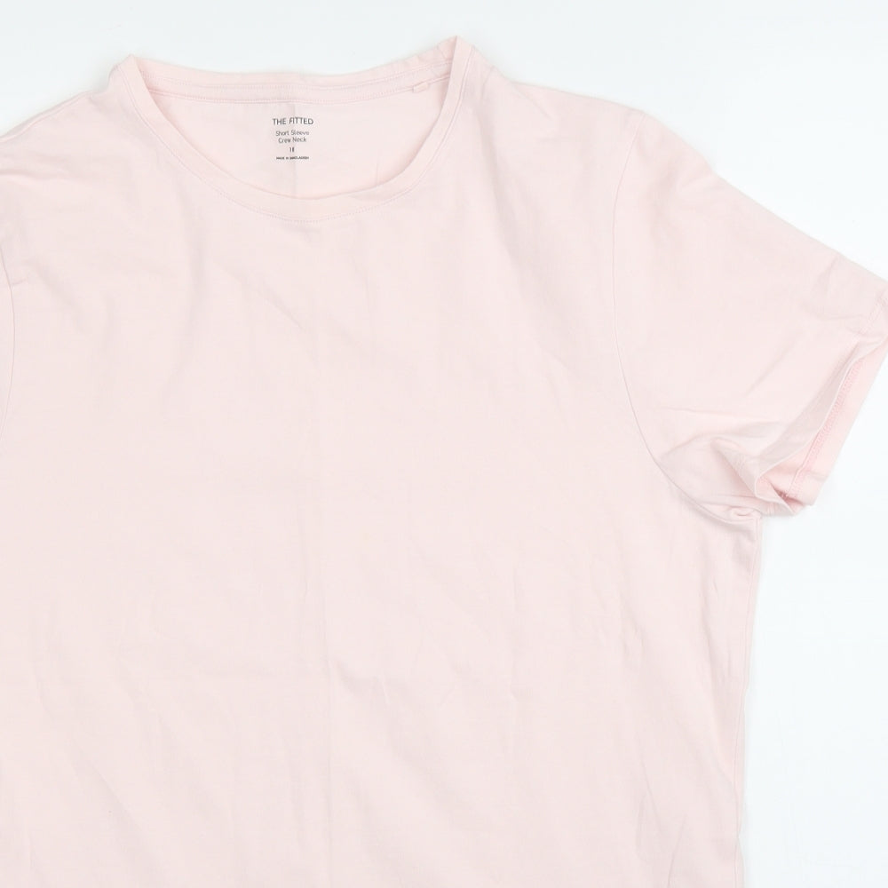 M&S Womens Pink   Basic T-Shirt Size 18