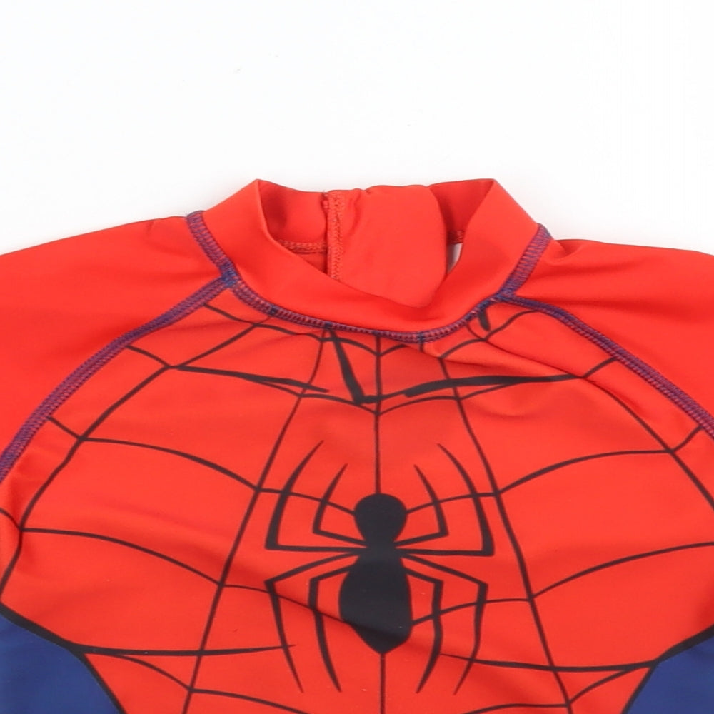 Marvel Boys Red   Basic T-Shirt Size 3 Years  - Spiderman