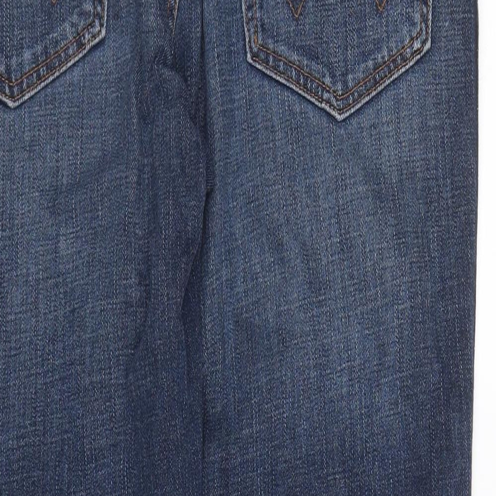Wrangler Mens Blue  Denim Straight Jeans Size 33 in L28 in