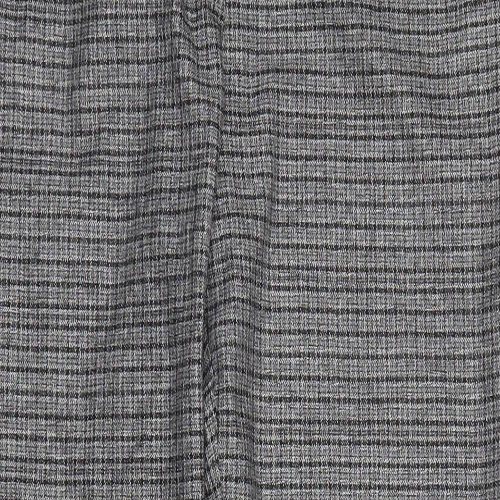 TU Womens Grey Check  Trousers  Size 16 L31 in