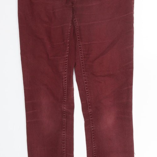 H&M Womens Purple  Denim Skinny Jeans Size 10 L27 in