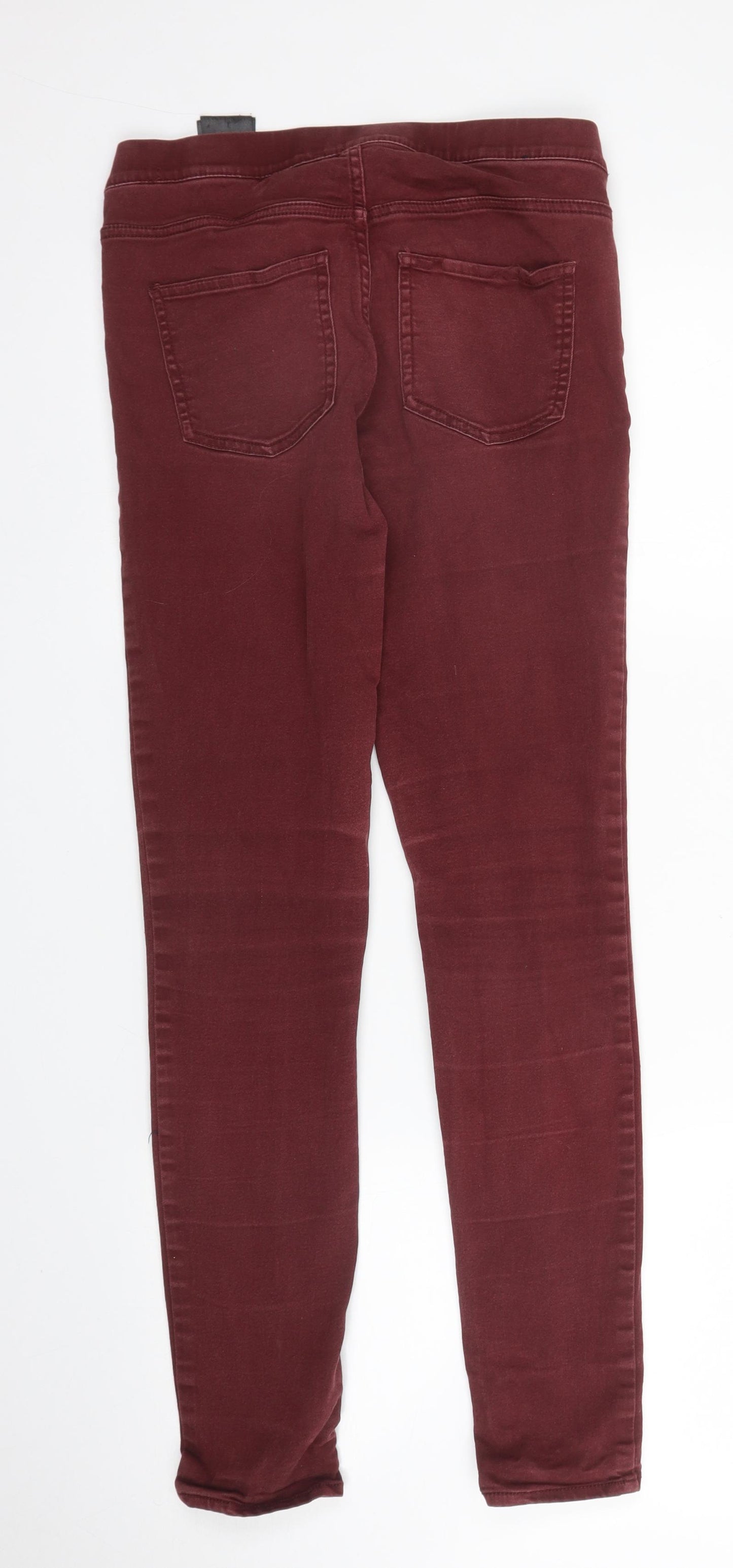 H&M Womens Purple  Denim Skinny Jeans Size 10 L27 in