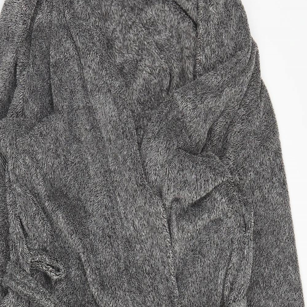 George Mens Grey Solid   Robe Size M