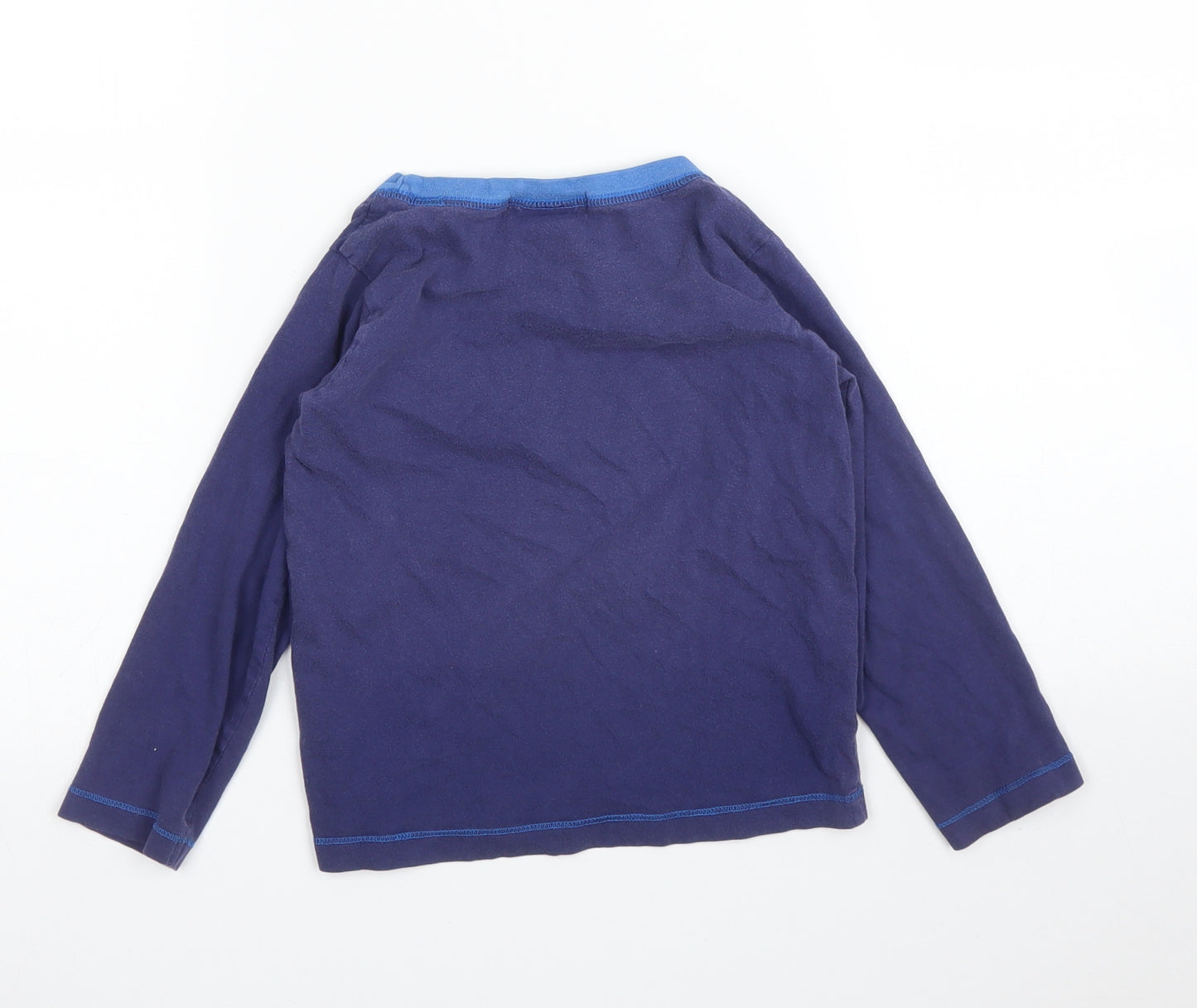M&Co Boys Blue Solid   Pyjama Top Size 3 Years  - Peppa Pig