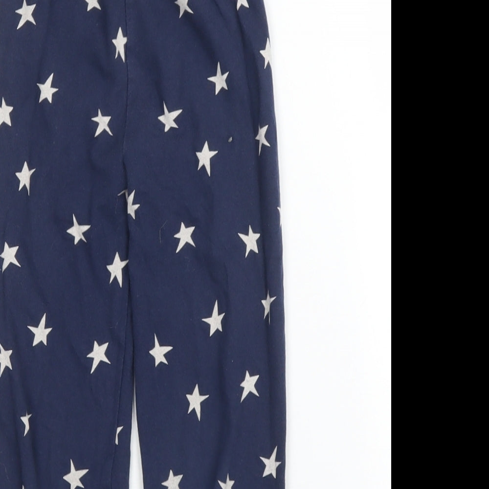 Matalan Boys Blue Solid   Pyjama Pants Size 3 Years